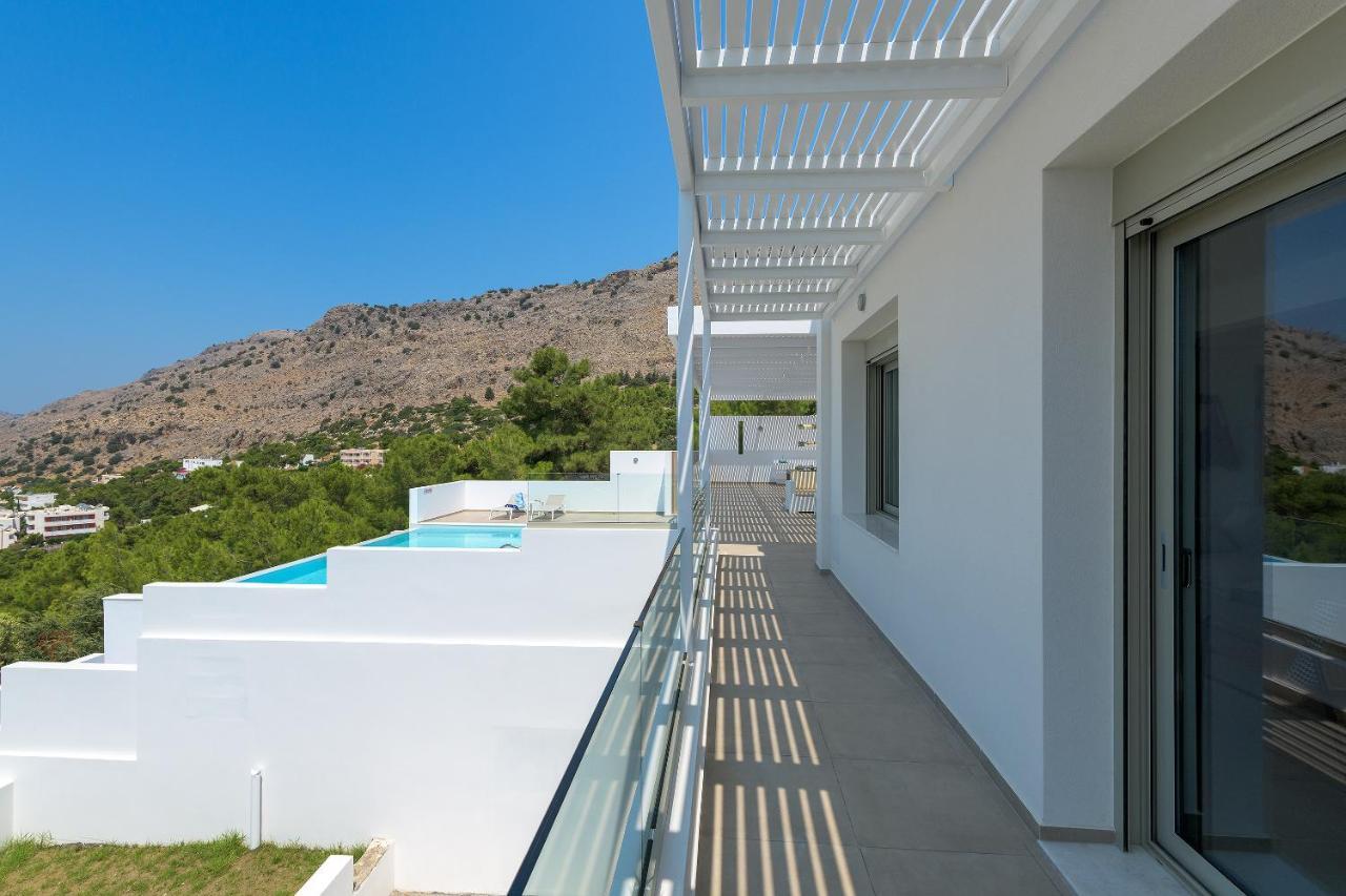 Villa Allegra With Pool In Pefkos, Lindos Area Pefki Kültér fotó