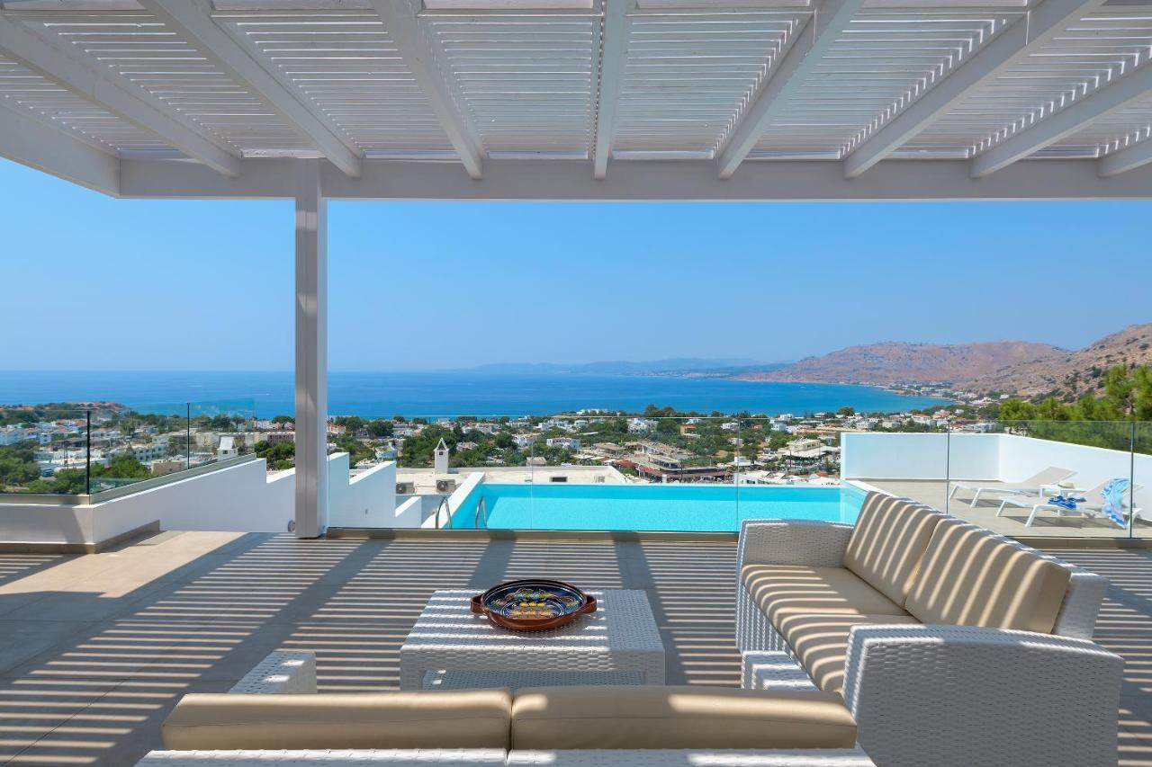 Villa Allegra With Pool In Pefkos, Lindos Area Pefki Kültér fotó
