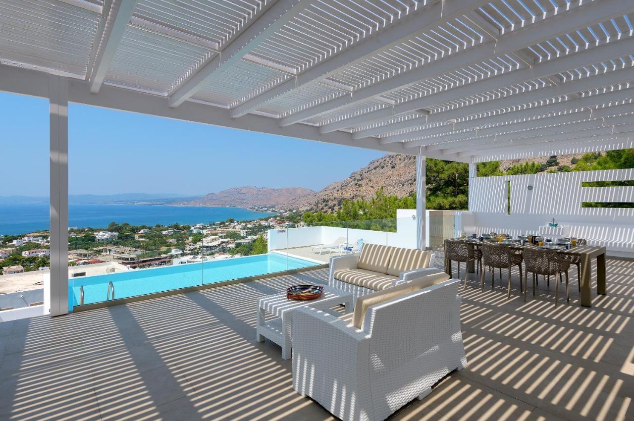 Villa Allegra With Pool In Pefkos, Lindos Area Pefki Kültér fotó