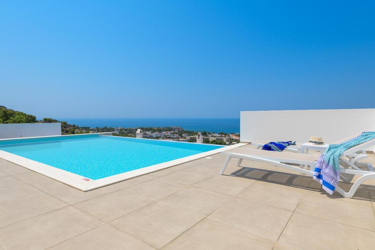 Villa Allegra With Pool In Pefkos, Lindos Area Pefki Kültér fotó