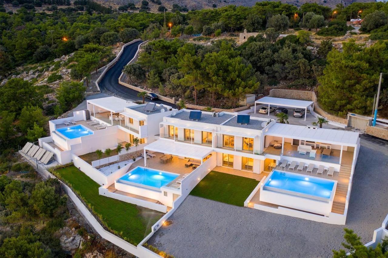 Villa Allegra With Pool In Pefkos, Lindos Area Pefki Kültér fotó